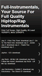 Mobile Screenshot of full-instrumentals.blogspot.com