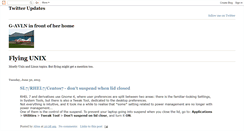 Desktop Screenshot of flyingunix.blogspot.com