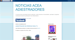 Desktop Screenshot of noticiasaceaadiestradores.blogspot.com