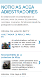 Mobile Screenshot of noticiasaceaadiestradores.blogspot.com