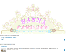 Tablet Screenshot of hanna-simerahjambu.blogspot.com