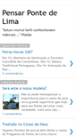 Mobile Screenshot of pensarpontedelima.blogspot.com