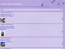 Tablet Screenshot of craftyjacscreations.blogspot.com