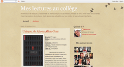 Desktop Screenshot of lecturesduprof.blogspot.com