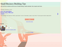 Tablet Screenshot of bwbusinesstips.blogspot.com