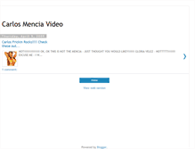 Tablet Screenshot of carlosmenciavideo.blogspot.com