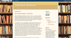 Desktop Screenshot of ancestralarchives.blogspot.com