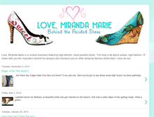 Tablet Screenshot of lovemirandamarie.blogspot.com