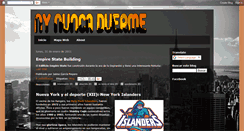 Desktop Screenshot of nynuncaduerme.blogspot.com