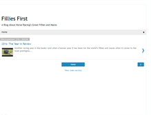 Tablet Screenshot of filliesfirst.blogspot.com