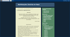 Desktop Screenshot of manifestacoesliterarias.blogspot.com