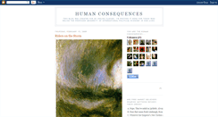 Desktop Screenshot of humanconsequences.blogspot.com