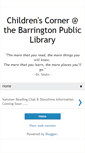 Mobile Screenshot of barringtonplchildrensroom.blogspot.com