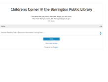 Tablet Screenshot of barringtonplchildrensroom.blogspot.com