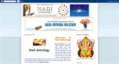 Desktop Screenshot of nadiastrologer1.blogspot.com