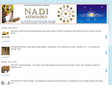 Tablet Screenshot of nadiastrologer1.blogspot.com