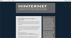 Desktop Screenshot of hinter-net.blogspot.com