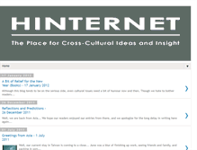 Tablet Screenshot of hinter-net.blogspot.com