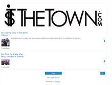 Tablet Screenshot of itsthetown.blogspot.com
