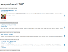Tablet Screenshot of malaysiainovatif.blogspot.com
