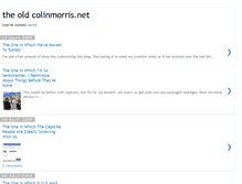 Tablet Screenshot of colinmorris.blogspot.com