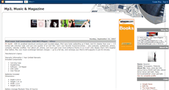 Desktop Screenshot of mp3fans.blogspot.com