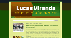 Desktop Screenshot of lucasmiranda.blogspot.com