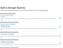 Tablet Screenshot of buildastrongerbusiness.blogspot.com