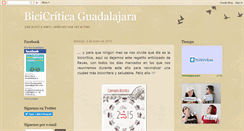 Desktop Screenshot of bicicriticaguadalajara.blogspot.com