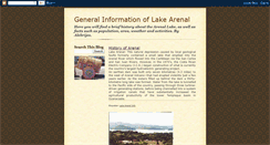 Desktop Screenshot of infolakearenal.blogspot.com
