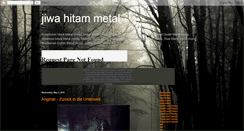 Desktop Screenshot of jiwa-hitam-metal.blogspot.com