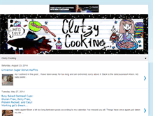 Tablet Screenshot of clutzycooking.blogspot.com