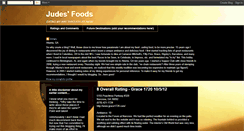 Desktop Screenshot of judes-foods.blogspot.com