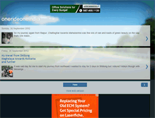 Tablet Screenshot of onerideoneindia.blogspot.com