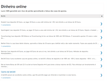 Tablet Screenshot of dinheirozonline.blogspot.com