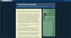 Desktop Screenshot of homeinspectionconsultant.blogspot.com