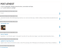 Tablet Screenshot of post-atheist.blogspot.com