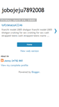 Mobile Screenshot of jobojeju7892008.blogspot.com