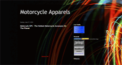 Desktop Screenshot of motorcycle-apparels.blogspot.com