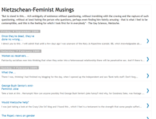 Tablet Screenshot of nietzschean-feminist.blogspot.com