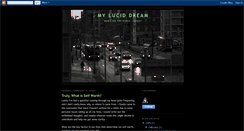 Desktop Screenshot of justinsluciddream.blogspot.com