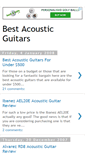 Mobile Screenshot of bestacousticguitars.blogspot.com