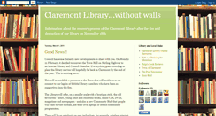 Desktop Screenshot of claremontlibrarywithoutwalls.blogspot.com