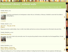 Tablet Screenshot of claremontlibrarywithoutwalls.blogspot.com