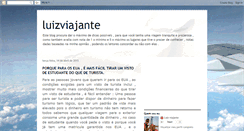 Desktop Screenshot of luizviajante.blogspot.com