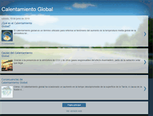 Tablet Screenshot of calentamientoglobalmmv.blogspot.com