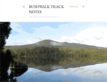 Tablet Screenshot of bushwalktracknotes.blogspot.com