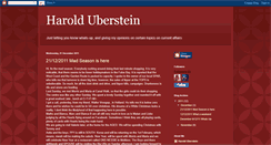 Desktop Screenshot of harold-uberstein.blogspot.com