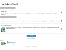 Tablet Screenshot of hpainternational.blogspot.com