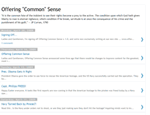 Tablet Screenshot of offeringcommonsense.blogspot.com